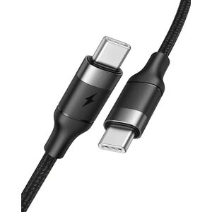 Kabel USB Veger VEGER kabel Typ C do Typ C PD 5A 100W CC02 1,5 m czarny