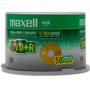 Maxell DVD+R 4.7 GB 16x 50 sztuk (275640.30.TW)