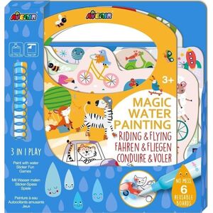 Magiczny obraz wodny - Jazda konna i latanie