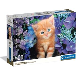 CLE puzzle 500 Compact Gattino rosso 35585