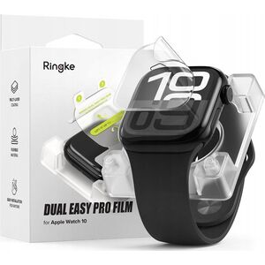 FOLIA OCHRONNA RINGKE DUAL EASY PRO 2-PACK APPLE WATCH 10 (42 MM) CLEAR