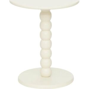 Stolik kawowy, pomocniczy MDF kość słoniowa 38 cm