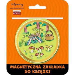 Zakładka magnetyczna kulka 2 grzyby