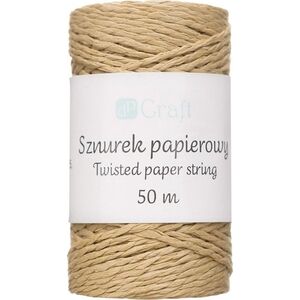 Sznurek papierowy skręcany 50m kraft