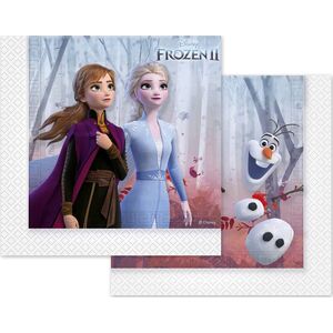 PROCOS Serwetki urodzinowe Frozen 2 - Kraina Lodu 2 - 33 cm - 20 szt. uniwersalny