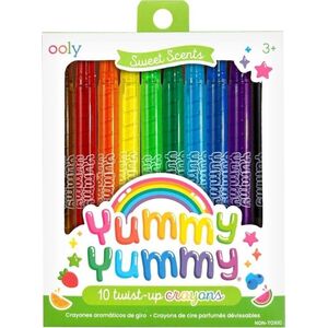 Kredki świecowe wykręcane 12kol pachnące Yummy