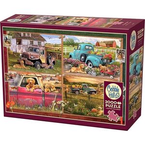 Puzzle 2000 Pieskie życie G3