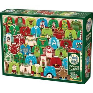 Puzzle 1000 Świąteczne swetry G3