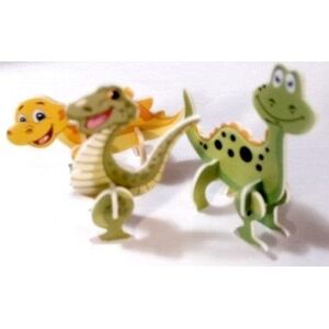 Mini dinozaury do składania mix 5szt