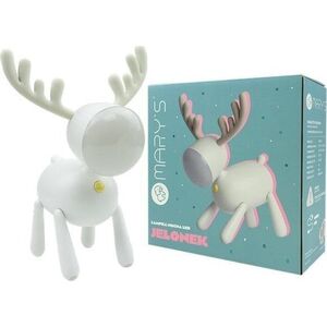 Lampka nocna LED jelonek biały