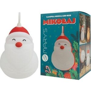 Lampka nocna LED RGB Mikołaj