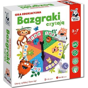 Bazgraki czytają. Gra edukacyjna. Kapitan Nauka
