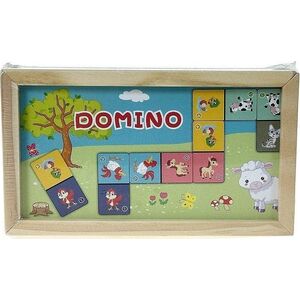 Domino drewniane Zwierzątka