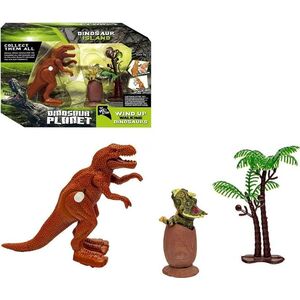 Dinozaur chodzący nakręcany