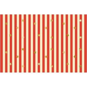 Obrus papierowy Pasy z gwiazdkami 180x120cm