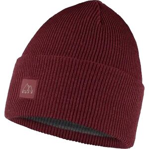 Buff Buff Crossknit Beanie 1264834161000 Bordowe One size