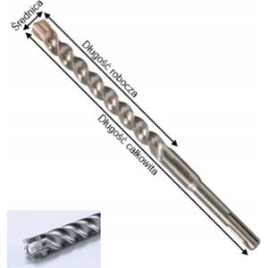 Wiertło Makita MAKITA WIERTŁO SDS NEMESIS"2"  12*310mm