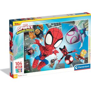 CLE puzzle 104 maxi SuperKolor Spidey_Frien.23777