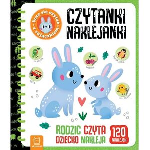 Aksjomat Czytanki-naklejanki Uczę się czytać z zającz.39402