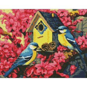 Norimpex Diamentowa mozaika - Przytulna ptaszarnia 40x50cm