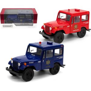 Figurka Trifox 1971 JEEP DJ-5B (POLICJA/STRAŻ) 1:26