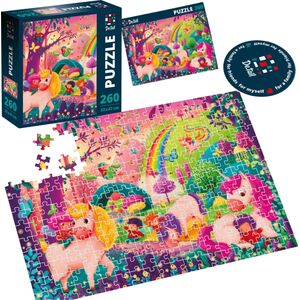Roter Kafer Puzzle "Świat Jednorożców" Układanka Dla Dzieci I Dorosłych 260 Elementów