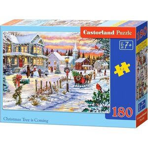 Puzzle 180 Choinka nadchodzi CASTOR