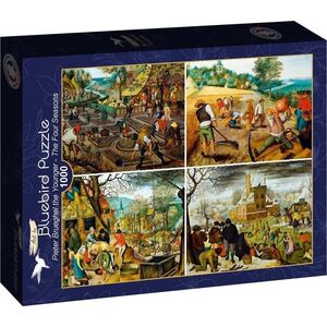 Puzzle 1000 Cztery sezonu - Brughel 1918