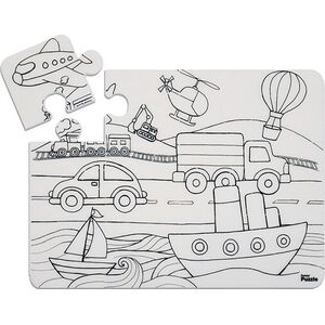 Puzzle Pojazdy Funny Mat STRIGO