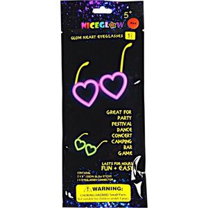 Okulary serca Glow stick