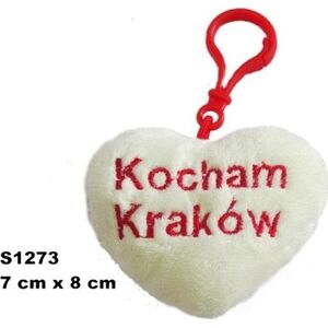 Brelok serce kocham Kraków
