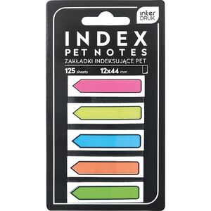 Zakładki indeksujące Pet Strzałki Neon 125szt