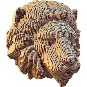 Puzzle ścienne 3D kartonowe - Lew