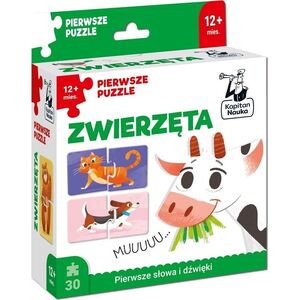 Kapitan Nauka. Zwierzęta. Pierwsze puzzle