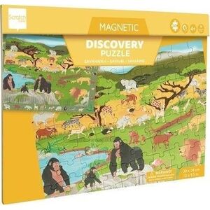 Puzzle magnetyczne i gra 2w1 Sawanna