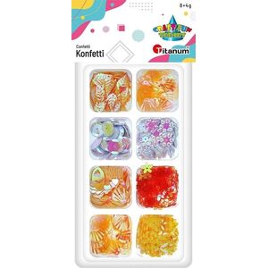 Konfetti Craft-Fun zestaw 8 wzorów 8x4g