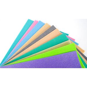 Filc A4 10 pastelowych arkuszy