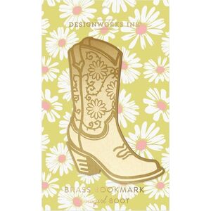 Metalowa zakładka do książek duża - cowgirl boot