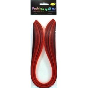 Paski do quillingu 3mmx50cm czerwone 100szt