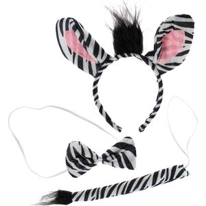Strój - Zestaw z ogonkiem - zebra