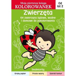 Zwierzęta. Moja pierwsza księga kolorowanek