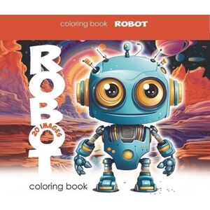 Kolorowanka 140x140 Roboty 20 obrazków