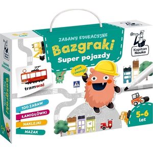 Zabawy edukacyjne. Bazgraki. Super pojazdy