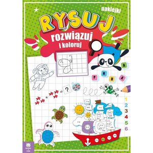 Rysuj rozwiązuj i koloruj