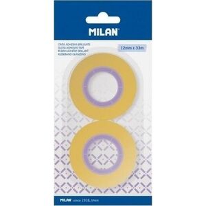 Taśma przezroczysta 12mm x 33m 2szt MILAN