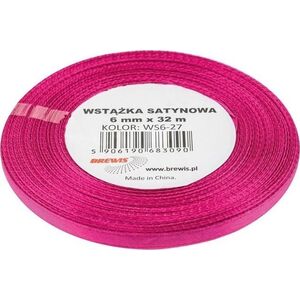 Wstążka satynowa purpura 6mmx32m