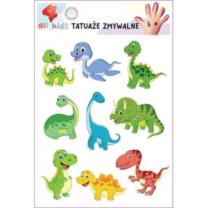 Tatuaże zmywalne dla dzieci Dinusie 1