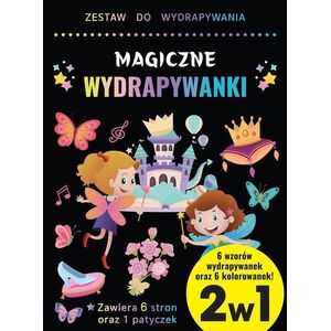 Wydrapywanka i kolorowanka 2w1 dla dziewczynek
