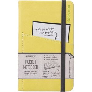 Bookaroo Notatnik Journal Pocket A6 - Limonkowy