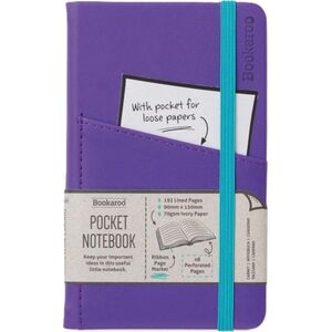 Bookaroo Notatnik Journal Pocket A6 - Fioletowy